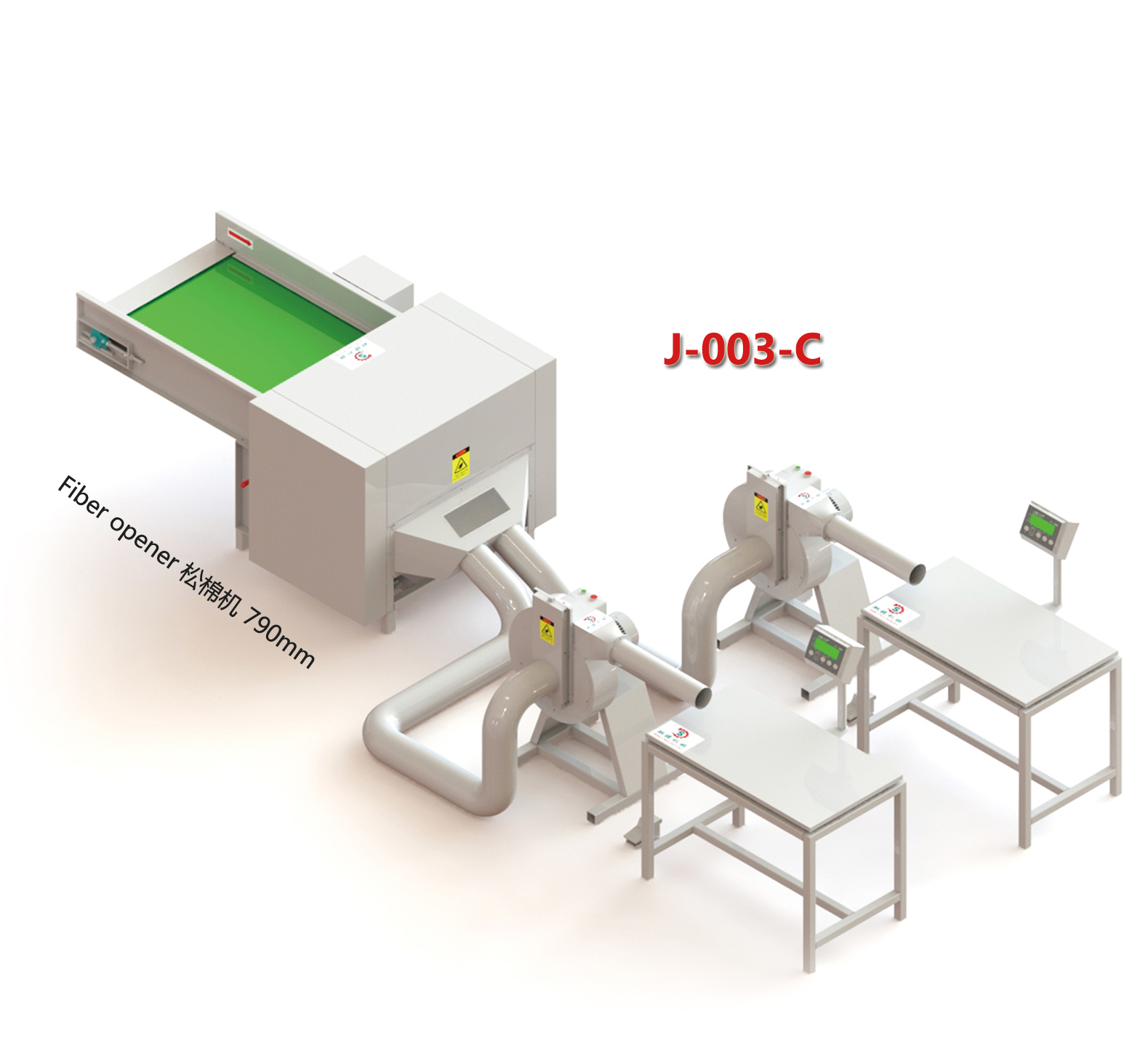 Semi-Auto Pillow Production Line (1) Línea de producción de almohadas semiautomática (1)