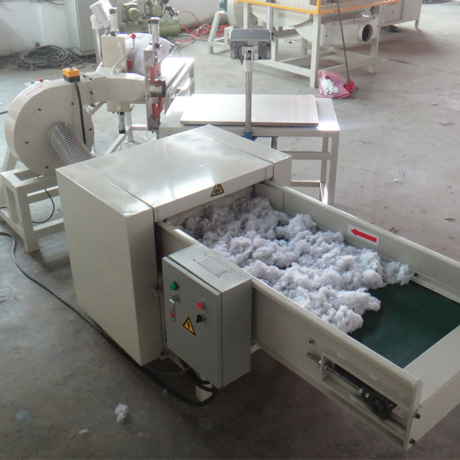 Línea de producción semiautomática de almohadones para diversos materiales de relleno